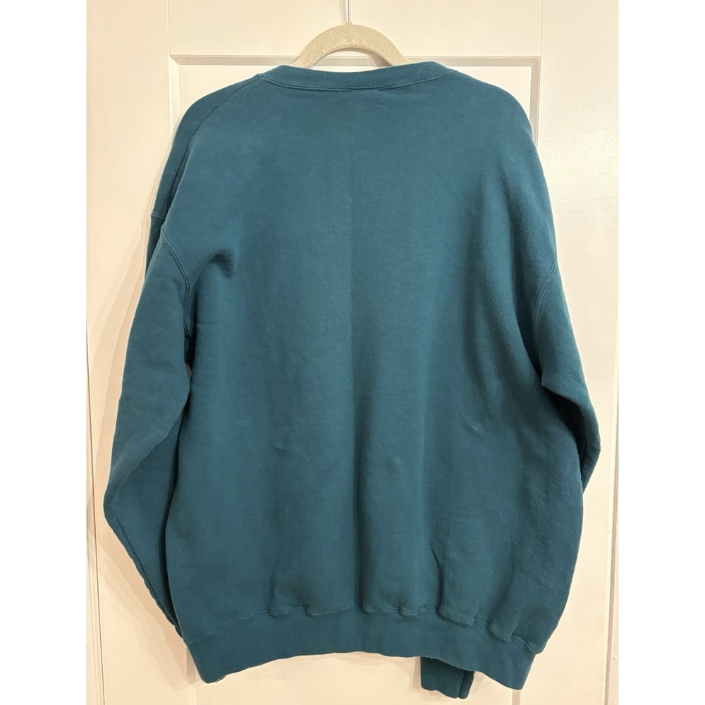 Vintage 90s Robert Allan Surf‎ Sportswear Graphic Crewneck Sweatshirt Size XL - Picture 2 of 6